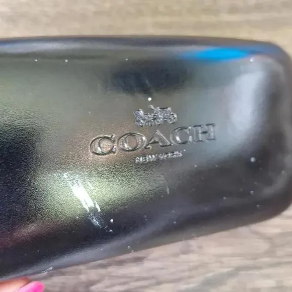 Coach Black Glasses Case - Picture 2 of 8